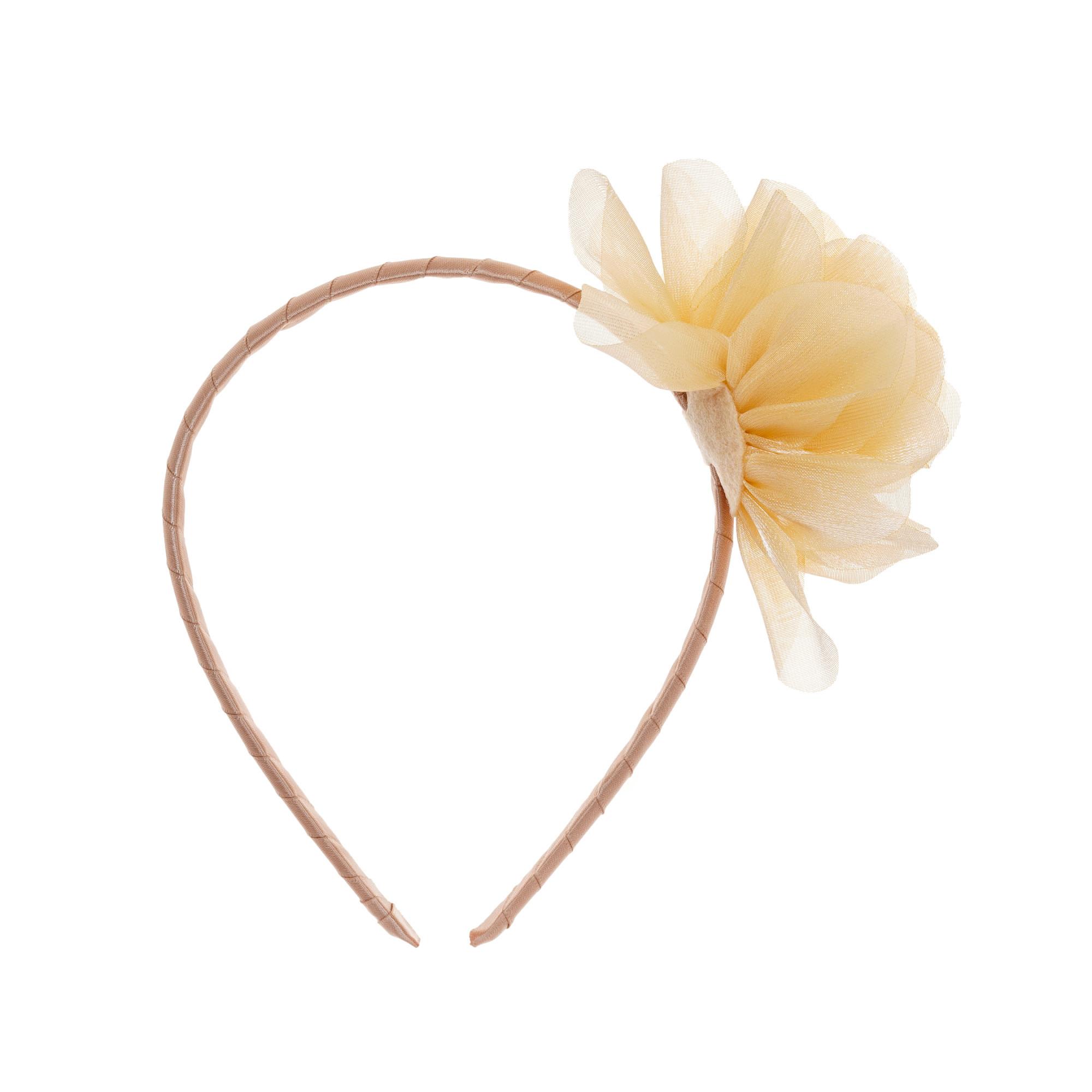 Диадема за глава с жълто цвете | market.dir.bg